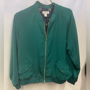 Susan Graver Silky Bomber Jacket